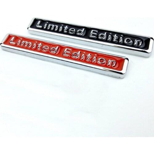 3D Metal Limited Edition Auto Car Sticker Badge Decal For Volkswagen VW Golf 5 6 7 PASSAT B5 B6 B7 B8 MK4 MK5 MK6