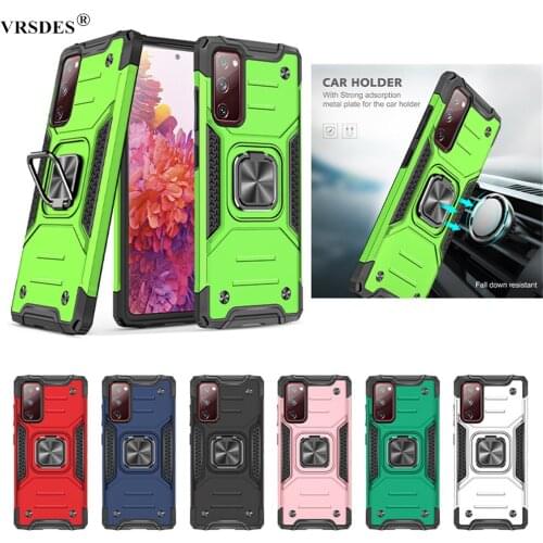 Armor Ring Case For Samsung Galaxy S20 Ultra S10 S9 S8 Plus A51 A71 A31 A10 A20 E M60 M80 A30 A50 A70 A21 S A11 A41 A81 A91 Case