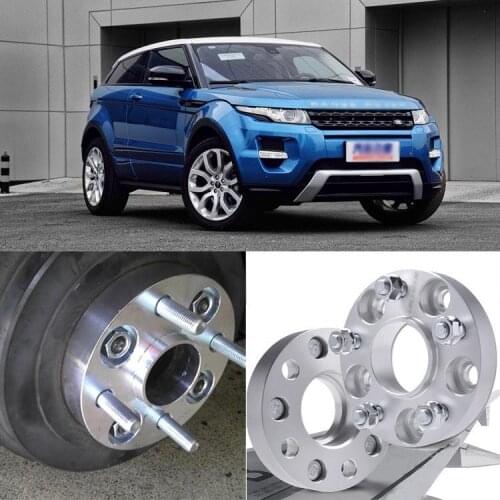 Auto Wheel Spacer 2pcs 5X108 63.4CB 25mm Thick Hubcenteric Wheel Spacer Adapters For Land Rover Freelander 2/Evoque