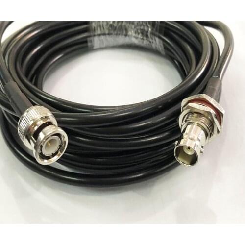 BNC male to BNC Female Connector RF Coaxial Extension Jumper Cable LMR195 50ohm 1m 3m 5m 10m 15/20/30m