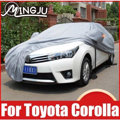 Car Cover Outdoor Sun Anti UV Rain Snow Frost Dust Protection Cover Oxford cloth For Toyota Corolla 2010 to 2021 Accessories