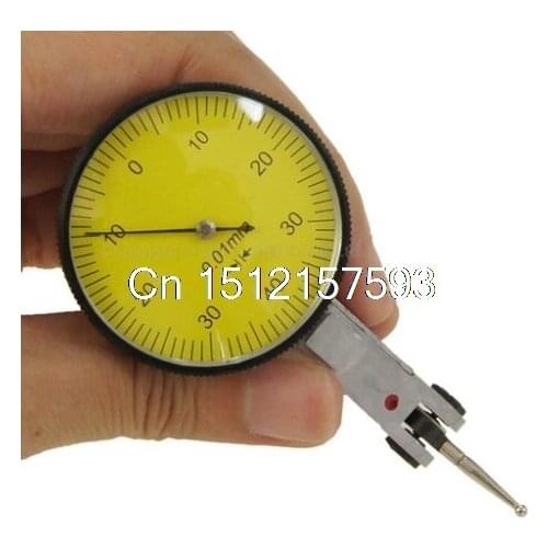 38mm Dial Test Indicator Precision Metric with Dovetail rails, 0-0.8mm
