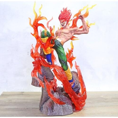 Might Guy Gate of Death Ver. Statue with Light PVC Figure Model Collection Toy