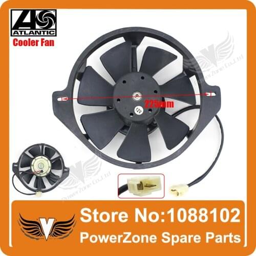 Dirt Pit Bike Motorcycle ATV Quad ZONGSHEN LIFAN 225mm Oil Cooler Water Cooler Radiator Electric Cooling Fan Free Shipping