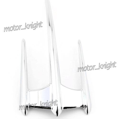 Chrome Triceptor Front Fender Accent Tip for Yamaha Raider Road XV1600 1700 1900 XVS1300 V Star 1100/1300/250/650/950