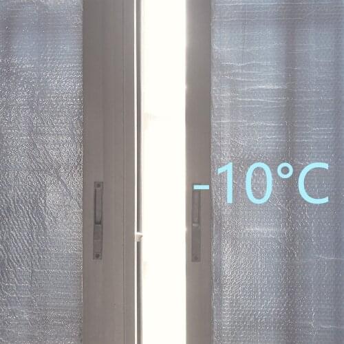 Insulation Curtain Window Cover Film Double-sided Aluminum Bubble Film Balcony Roof Film Sun protection Reflective Shading