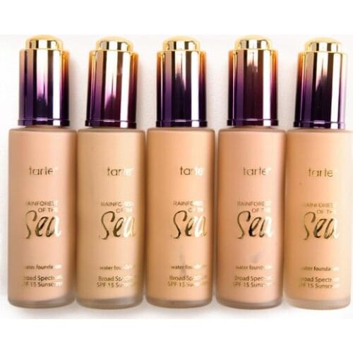 Sea Water Foundation Concealer Beauty Brighten Natural Oil Control Sunscreen Long Lasting Moisturizing Facial Makeup Cosmetics