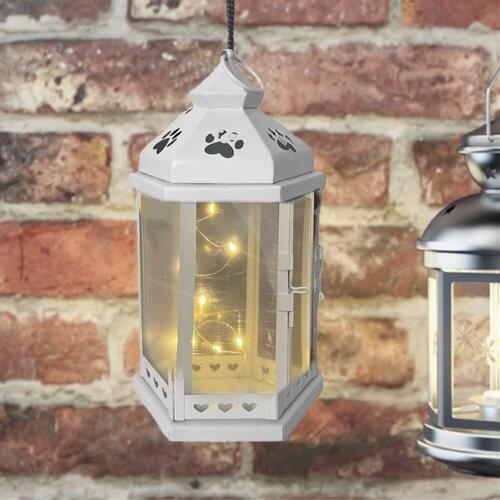 Retro Iron Solar LED Lantern Waterproof Hanging Landscape Vintage Night Light Lamp for Home Homestay Garden Study Room Decor