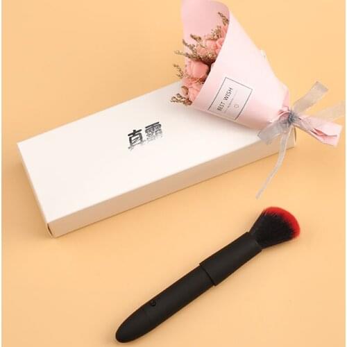 Wholesale Silicone Vibrator AV Magic Wand Vagina Clitoris Breast Massager Stimulator Makeup Brush Adult Sex Toys for Couple Mast
