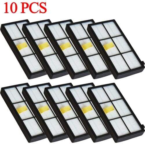 10PCS Hepa Filter For iRobot Roomba 800 900 Series 870 880 980 Robot Vacuum Cleaner Replacement Parts Accessories