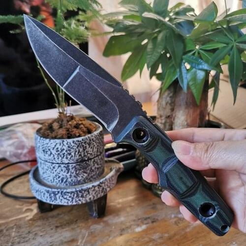 Free shipping a sharp Hunting Knife G10 handle Camping Survival Knife Fixed Blade Tactical Knife