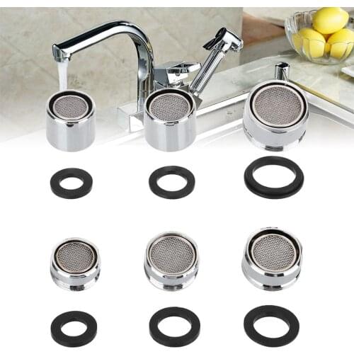 Water Saving Tap Aerator Male Female Spout End Diffuser Filter Nozzle+Washer 6 sizes Bathroom Accessories