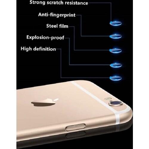 Suitable for iPhone lens parts 6 6S 6P6SP 7 7P 8 8P single lens crystal back cover camera glass ring replacement lens cover