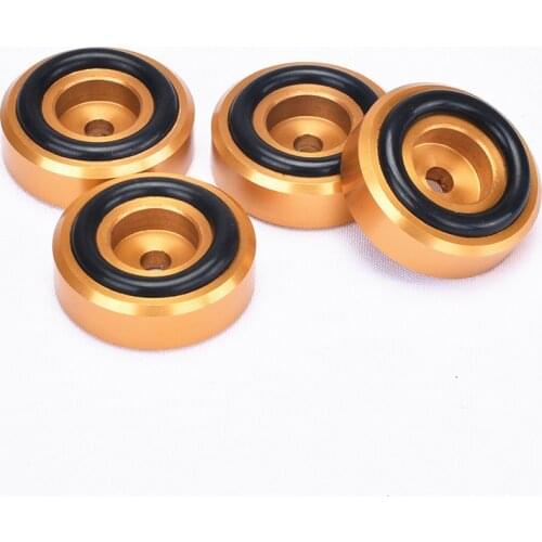 4 piece Aluminum foot pad Shock absorber foot 30MM*10MM feet for power amplifier stand preamplifier speaker stands