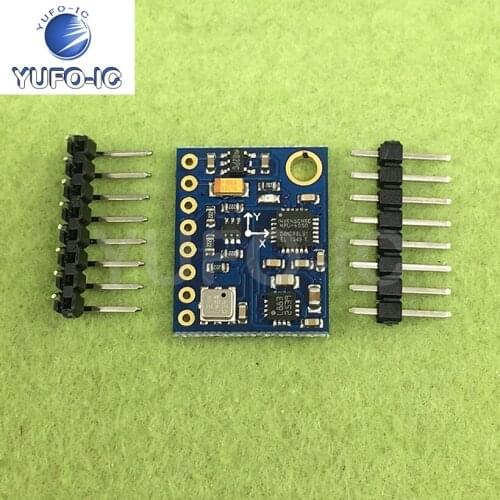 Free Ship 2pcs GY-87 10DOF MPU6050 HMC5883L BMP180 Sensor Module