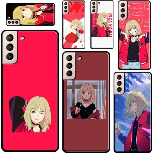 Rika Kawai Wonder Egg Priority Case For Samsung Galaxy S20 FE S21 Note 20 Ultra S8 S9 S10 Note 10 Plus Soft Fundas Coque