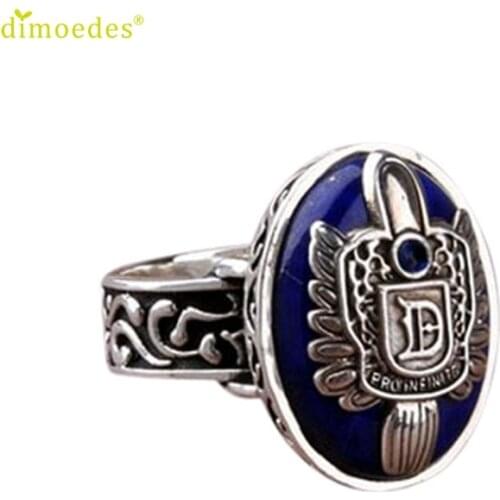 Diomedes Newest Vintage Vampire Diaries Salvatore Damon Stefan finger Family Crest Rings Set Giftcocktail rings,Romanticparty