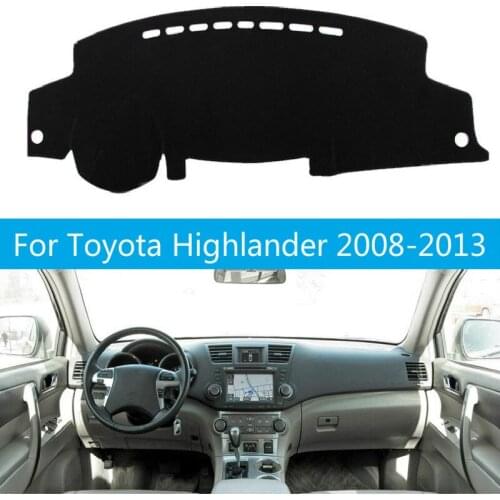 For Toyota Highlander 2008 2009-2013 Car Dashboard Cover Dashmat Dash Mat Pad Sun Shade Dash Board Instrument Carpet Accessories