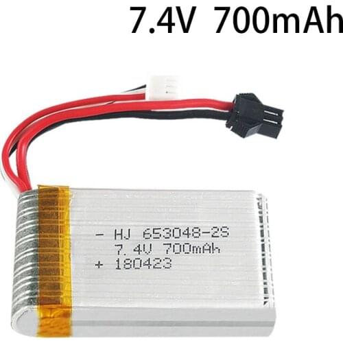 FT007 RC boat F1 RC helicopter LH-X6 X5 X3 X3N RC quadcopter 7.4V 700mAh Li-polymer battery 1pcs