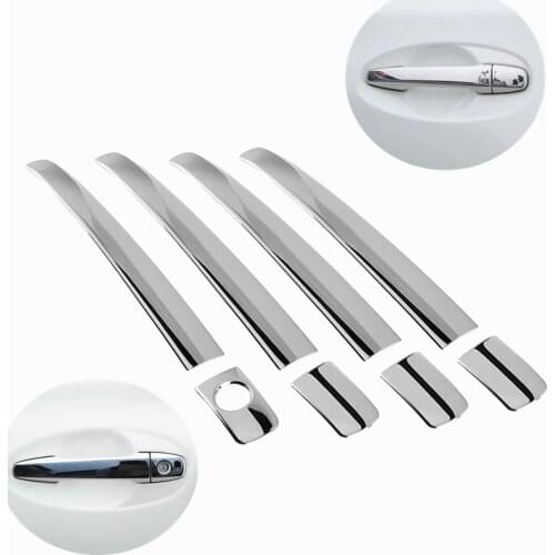 FUNDUOO For Toyota iQ Scion iQ Aston Martin Cygnet 2008-2016 New Stainless Steel Door Handle Cover Trim Sticker