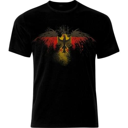 Fashion Design German Eagle Badge Germany Flag Deutsche Gift Mens T-Shirt Summer Cotton Short Sleeve O-Neck Unisex T Shirt S-3XL