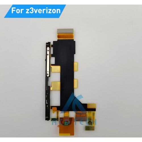 100% Original For Sony Xperia Z3V Z3 Verizon D6708 Power Button Volume Button Flex Cable With Microphone With Tracking Number