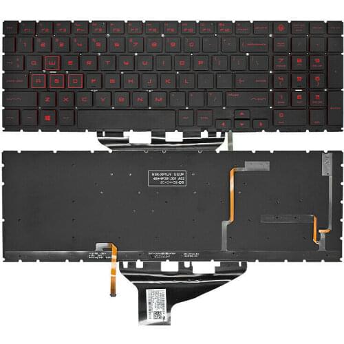 Laptop US backlit keyboard for HP OMEN 15-DC1018ca 15-DC1008ca 15-dc000 15t-dc000 15-dc0010nr English RED keyboard