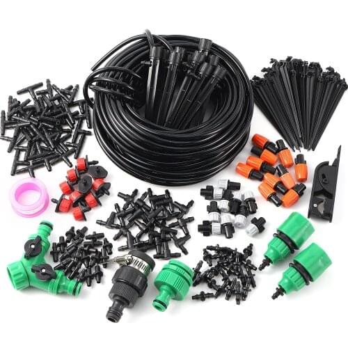 5/10/15/20/25m Garden Irrigation Automatic Watering Kit Micro Drip System Misting Cooling Humidification Dust removal Supplies