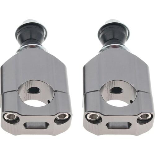 2x 28MM 1 1/8" Handlebar Riser Mount Clamps for Motorcycle Dirt Bike ATV Professional Installation Highly Recommended