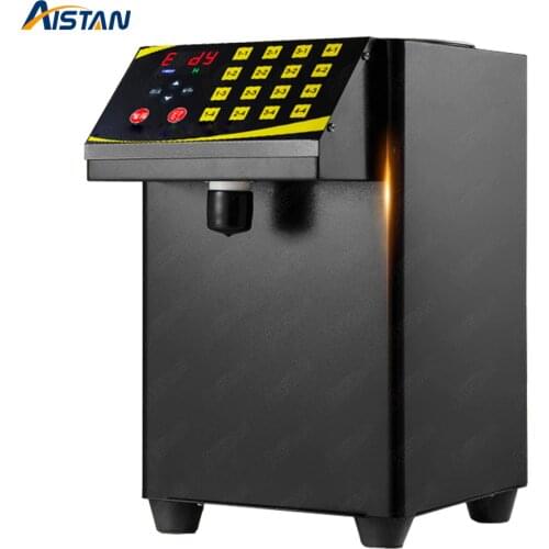 RC16 8L stainless steel commercial bar fruit sugar fructose quantitation machine for milk tea shop and coffee shop