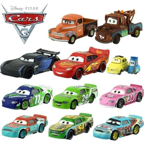 2017 New 20 Style Disney Pixar Cars 3 Alloy Car Toy Lightning McQueen Jackson Storm Natalie Certain Cars Toy Best Birthday Gift