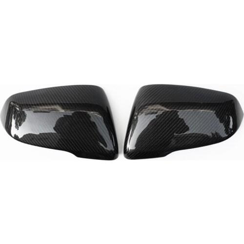 One Pair 2016-2019 Real carbon fiber Mirror caps Fit For bmw 1 series F52 X1 F48 F49 Rearview Replacement Cover 2016-2019