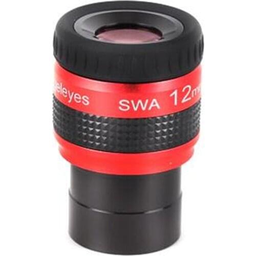Angeleyes SWA 12mm 1.25 Inches Telescope AccessoriesMetal Eyepiece 70 Degree Super Wide-angle High Achromatic SWA12mm
