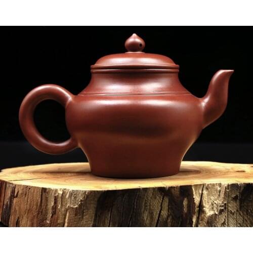 Wang Ping Personalized Teapot Filter Handmade Purple Clay Customized Gift Huanglong Mountain Dahongpao Mud Tea Pot 230ml