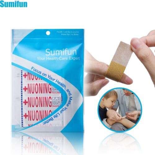 100Pcs Sumifun Band Aid Wound Dressings Sterile Hemostasis Stickers First Aid Bandage Heel Cushion Adhesive Plaster Random Color