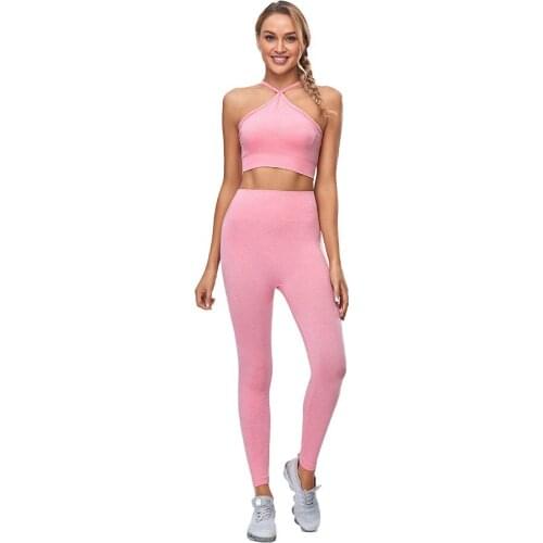 CXUEY Sexy Yoga Sets Women Gym Clothes Seamless Suit for Fitness Workout Clothes for Women Sportswear Jogging Sports Kit Yellow