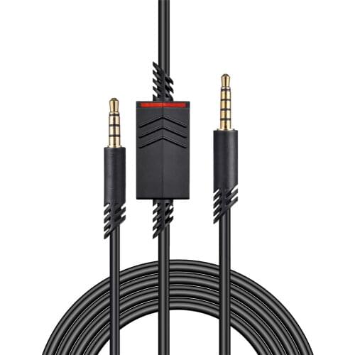 OFC Replacement Extension Cable Inline Mute Cord For Logitech Astro A10 A40 TR A30 A50 Gaming Headsets Xbox One Ps4 Controller