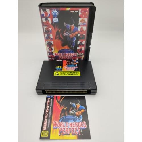 WORLD HEROES PERFECT JAPAN CONVERSION NEO GEO AES, Mvs, Snk,Snes,Megadrive,Ng Cd,Metal Slug,King Of Fighters
