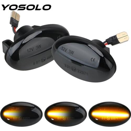 1 Pair Flowing Signal Lights Car Dynamic LED Side Marker For Mercedes Benz Smart W450 W452 1998-2007 A-Class W168 Vito W639 W447