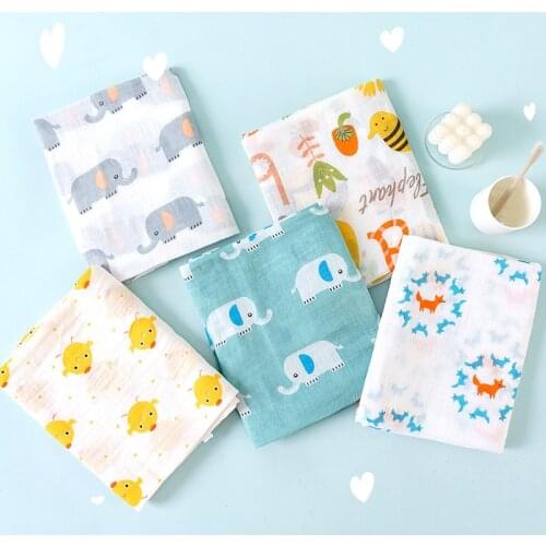 110cm*110cmNewborn cotton cloth towel swaddling wrapped towel baby blanket big cover baby wash care towel