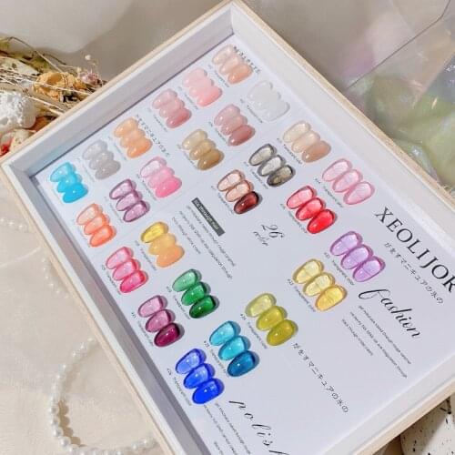 12ml New Ice Transparent Nail Polish Gel Set Nail Shop Special Protective Nail Phototherapy Glue Jelly Nude Nail Art