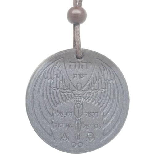 2 x Scalar Bio Energy Quantum 4000-5000 negative ion Angel Pendant Archangel Necklace Magnetic Health NIB Angel Spiritual Design