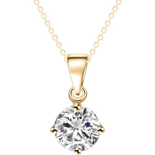 2017 New Arrive Statement Unique Vintage Necklace Zircon Necklace Simple Korean Version for Women Factory Wholesale