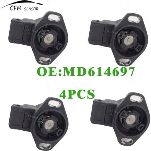 4pcs New Throttle Position Sensor TPS MD614697 For Eagle Summt Mitsubishi Monter