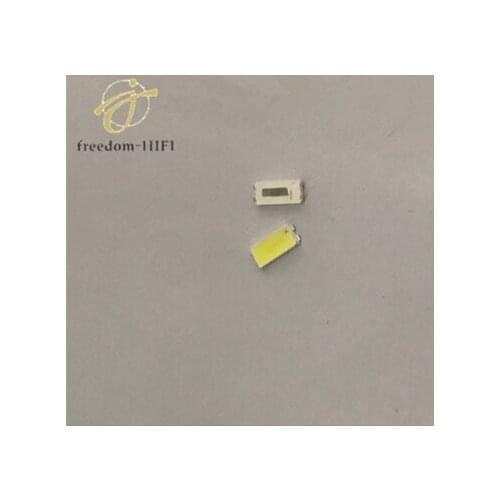 500pcs Samsung 7030 6V FOR repair tcl LCD TV LED backlight Article lamp SMD LEDs Cold white light emitting diode