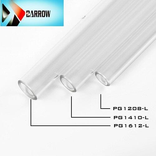 6 pieces / hand Barrow PETG 500mm 8 * 12/10 * 14/12 * 16mm water cooler hard tube heat pipe bending at room temperature