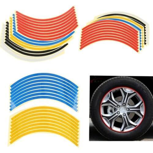 8pcs New Cycling Safety Warning Sticker Bike Reflector Tape Strip For Car Bicycle Motorcycle Scooter Adhesive Reflective Tape