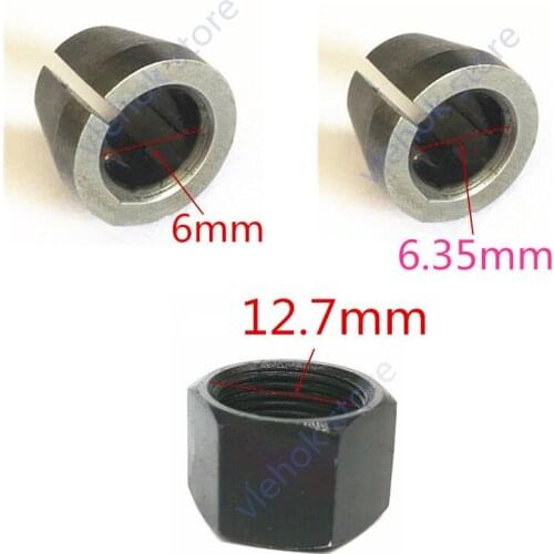Collet Nut Cone 1/4'' 6mm 6.35mm replace for Makita M3700B M3700 Power Tool Accessories Electric tools part