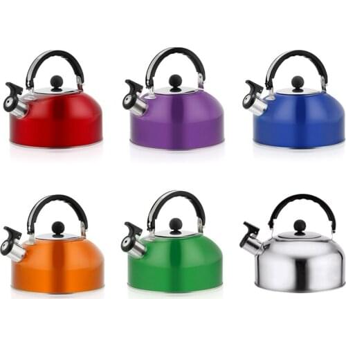 Water Kettles 2.5L Kettle Cookware Stainless steel Kitchen supplies tableware cookware for kitchen accessories with whistle