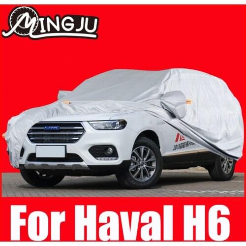 For Haval H6 2010-2021 Car Covers Waterproof Dust Rain Snow Protection Oxford Cloth Outdoor Full Body Cover Exterior Accessories